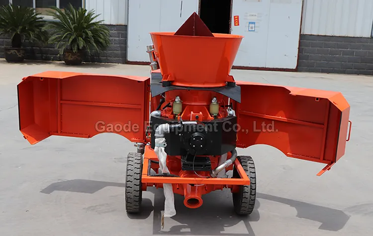 GAODETEC GZ-1.5E-R 0.7-1.5m³/h Output Refractory Gunning Machine For Small Projects